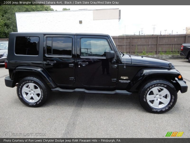 Black / Dark Slate Gray/Med Slate Gray 2008 Jeep Wrangler Unlimited Sahara 4x4