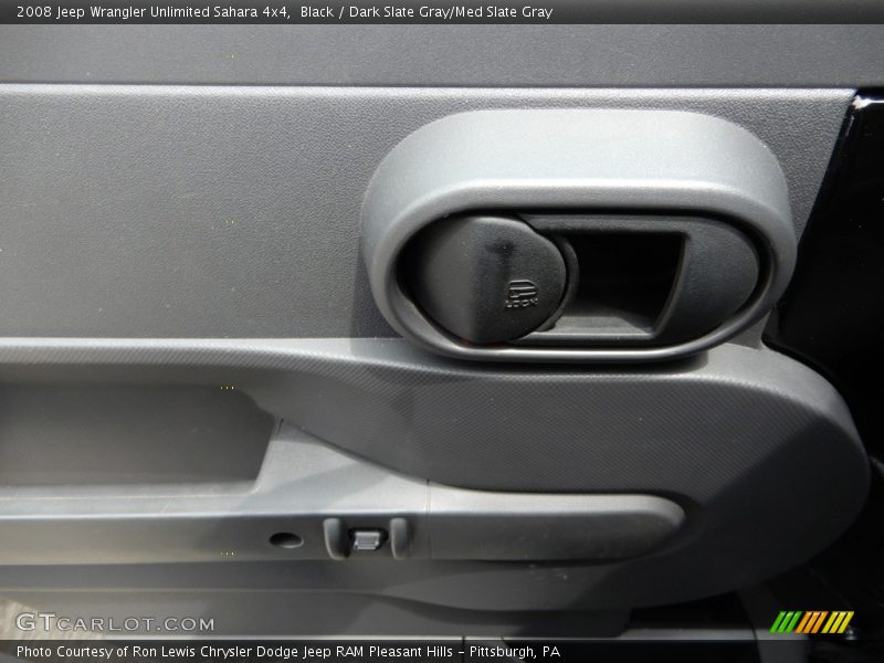 Black / Dark Slate Gray/Med Slate Gray 2008 Jeep Wrangler Unlimited Sahara 4x4