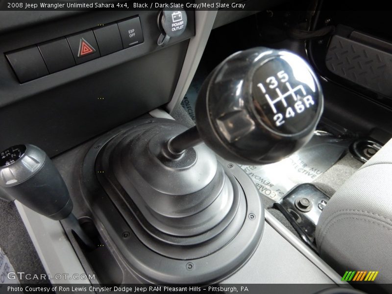 Black / Dark Slate Gray/Med Slate Gray 2008 Jeep Wrangler Unlimited Sahara 4x4