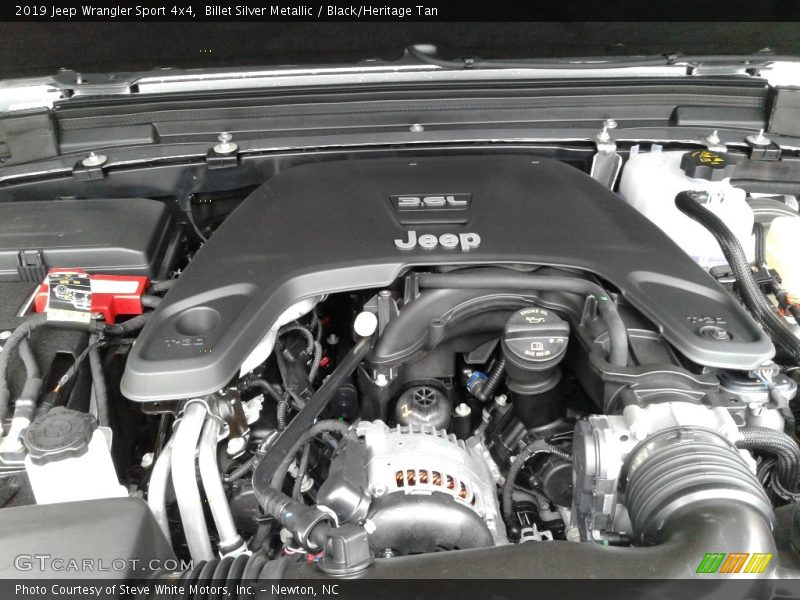 Billet Silver Metallic / Black/Heritage Tan 2019 Jeep Wrangler Sport 4x4