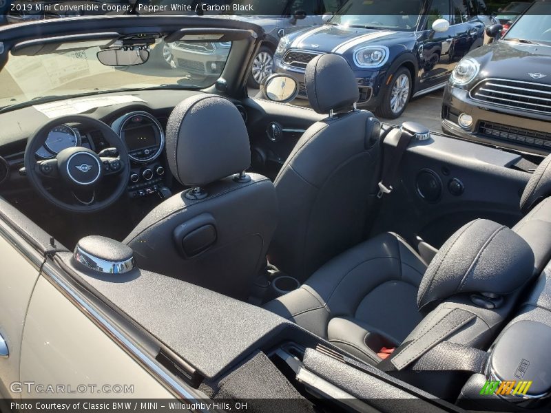 Pepper White / Carbon Black 2019 Mini Convertible Cooper