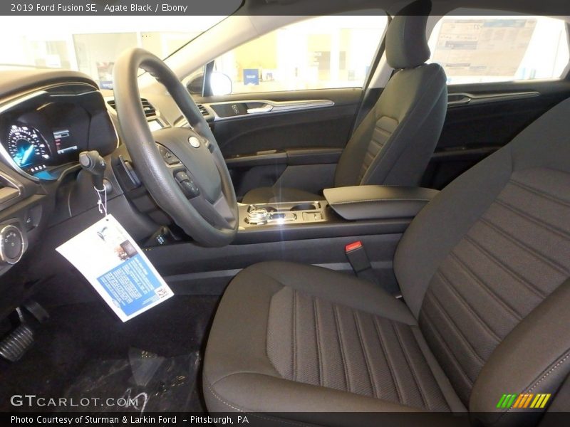 Agate Black / Ebony 2019 Ford Fusion SE