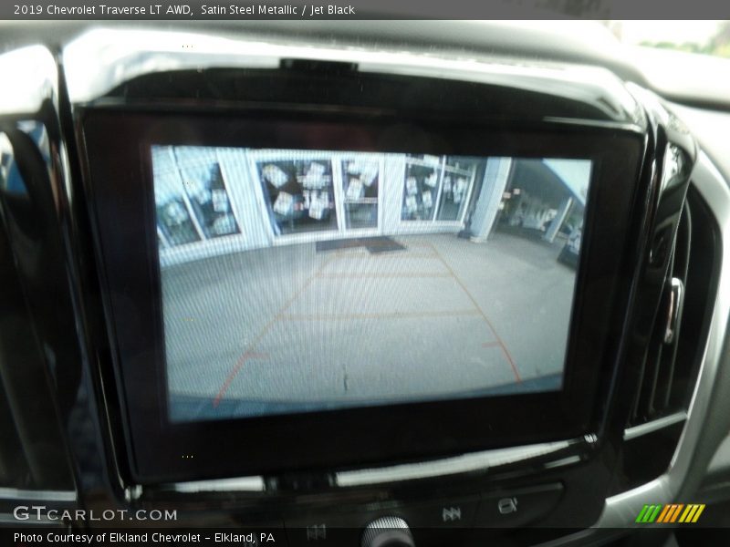 Satin Steel Metallic / Jet Black 2019 Chevrolet Traverse LT AWD