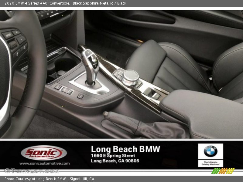 Black Sapphire Metallic / Black 2020 BMW 4 Series 440i Convertible