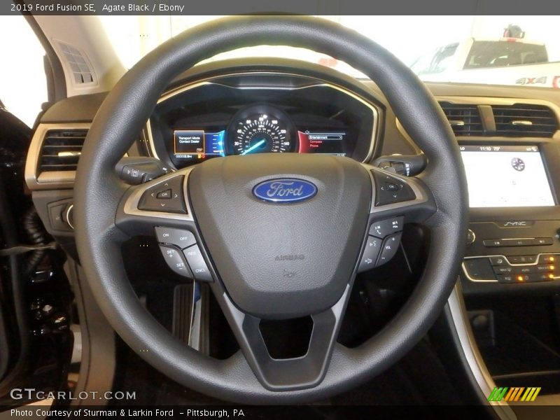 Agate Black / Ebony 2019 Ford Fusion SE