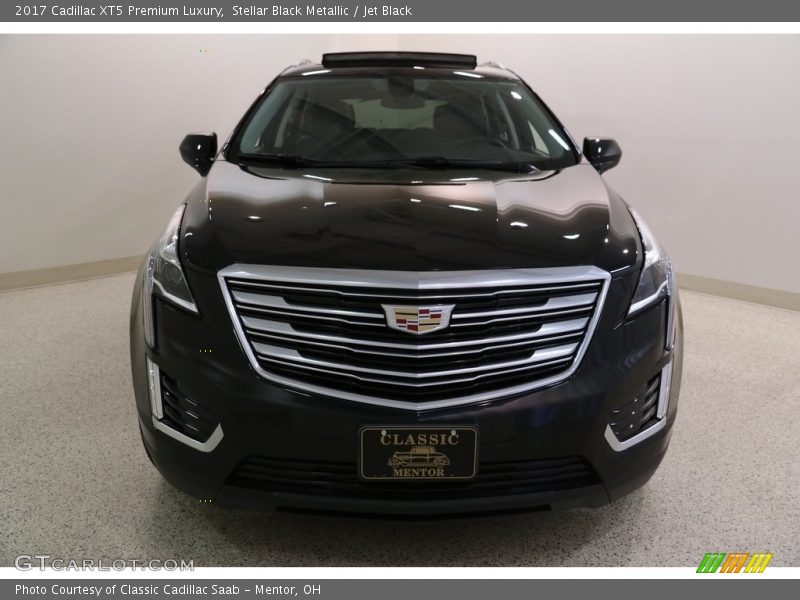 Stellar Black Metallic / Jet Black 2017 Cadillac XT5 Premium Luxury