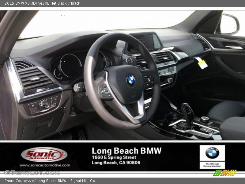 Jet Black / Black 2019 BMW X3 sDrive30i