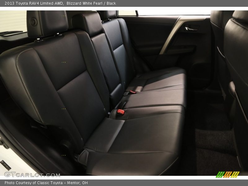 Blizzard White Pearl / Black 2013 Toyota RAV4 Limited AWD