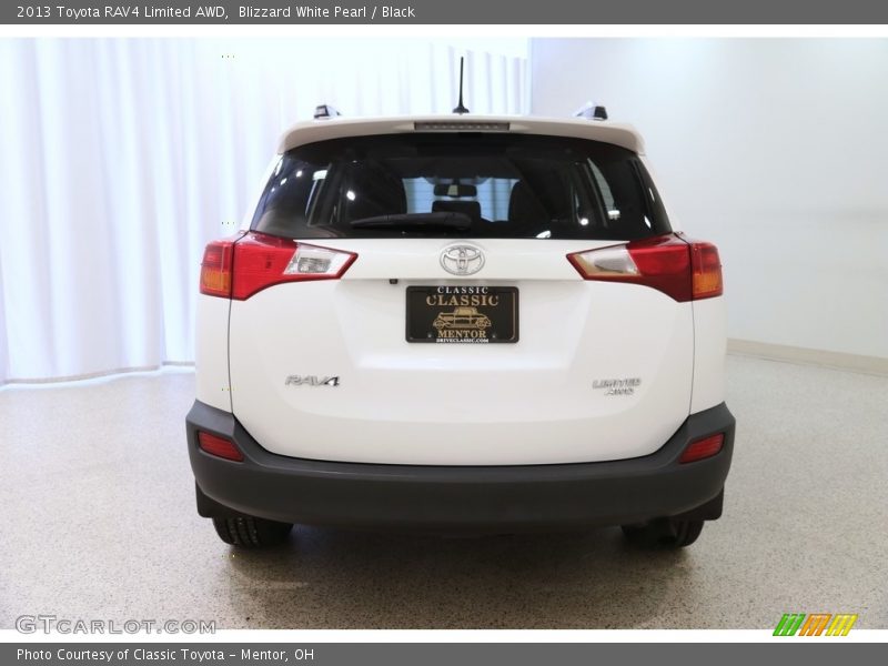 Blizzard White Pearl / Black 2013 Toyota RAV4 Limited AWD