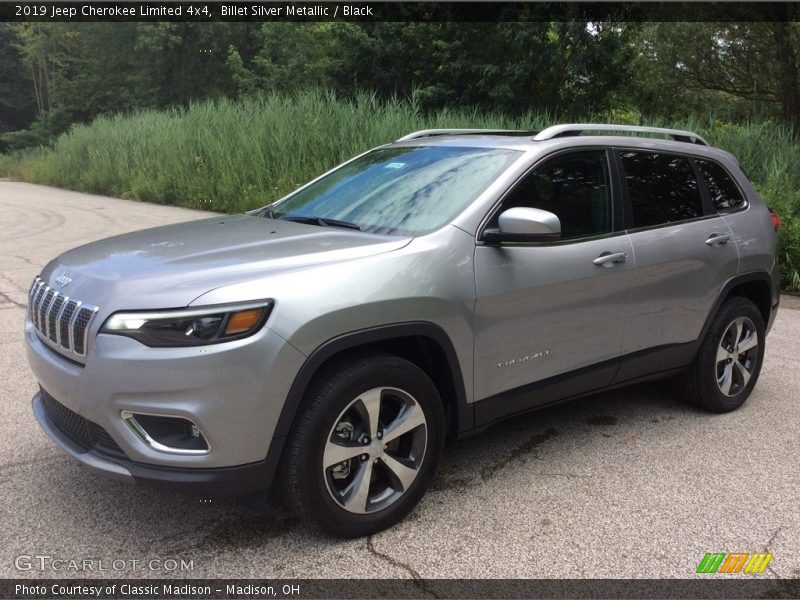 Billet Silver Metallic / Black 2019 Jeep Cherokee Limited 4x4