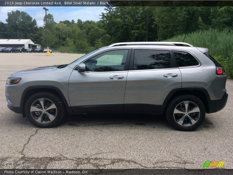 Billet Silver Metallic / Black 2019 Jeep Cherokee Limited 4x4
