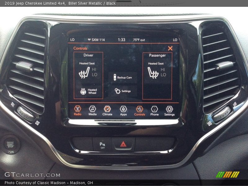 Billet Silver Metallic / Black 2019 Jeep Cherokee Limited 4x4