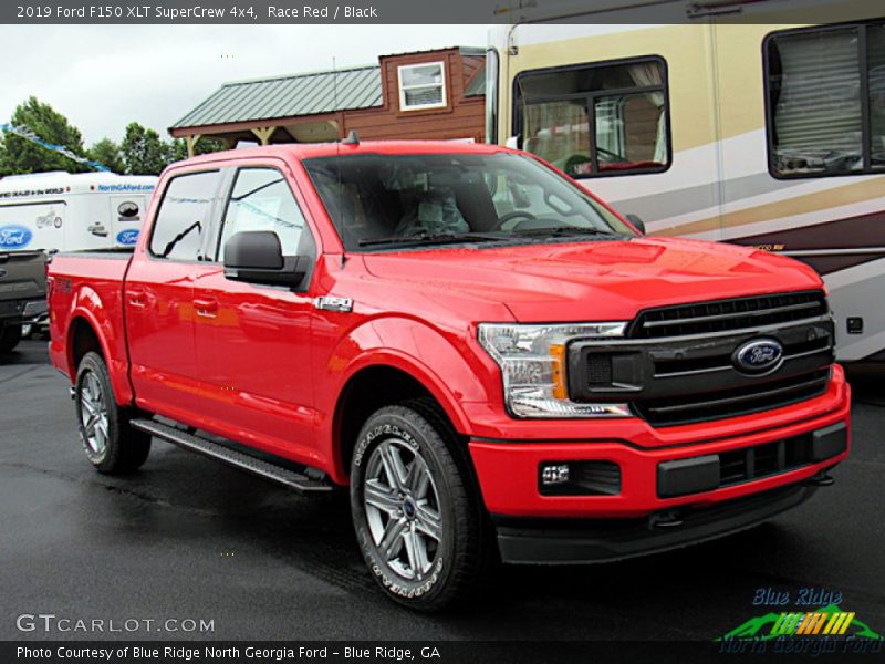 Race Red / Black 2019 Ford F150 XLT SuperCrew 4x4