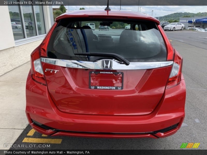 Milano Red / Black 2019 Honda Fit EX