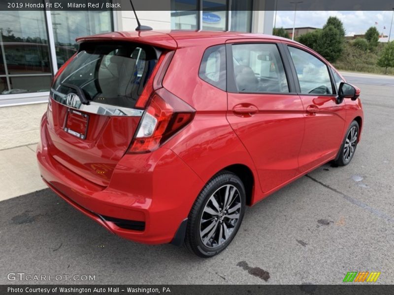 Milano Red / Black 2019 Honda Fit EX