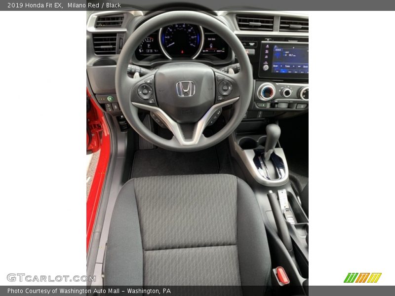 Milano Red / Black 2019 Honda Fit EX