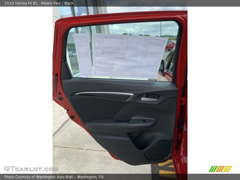 Milano Red / Black 2019 Honda Fit EX