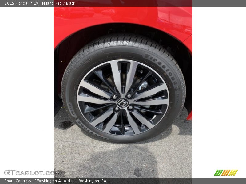 Milano Red / Black 2019 Honda Fit EX