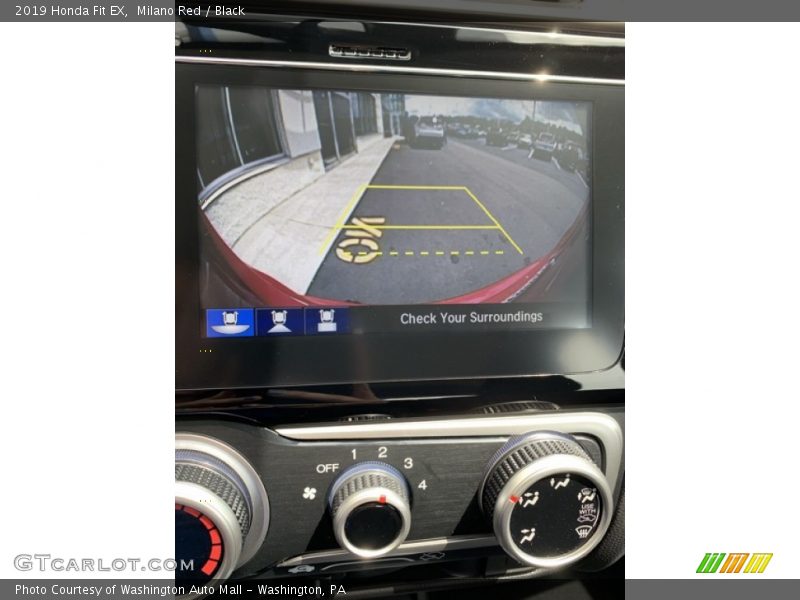 Milano Red / Black 2019 Honda Fit EX
