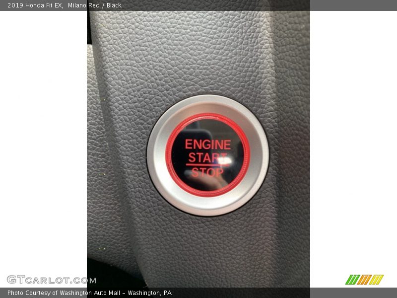 Milano Red / Black 2019 Honda Fit EX