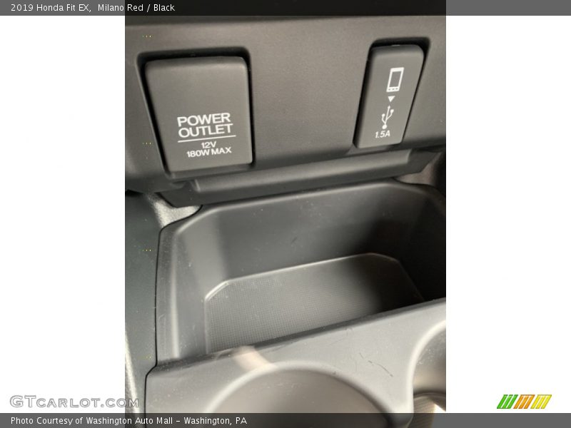 Milano Red / Black 2019 Honda Fit EX