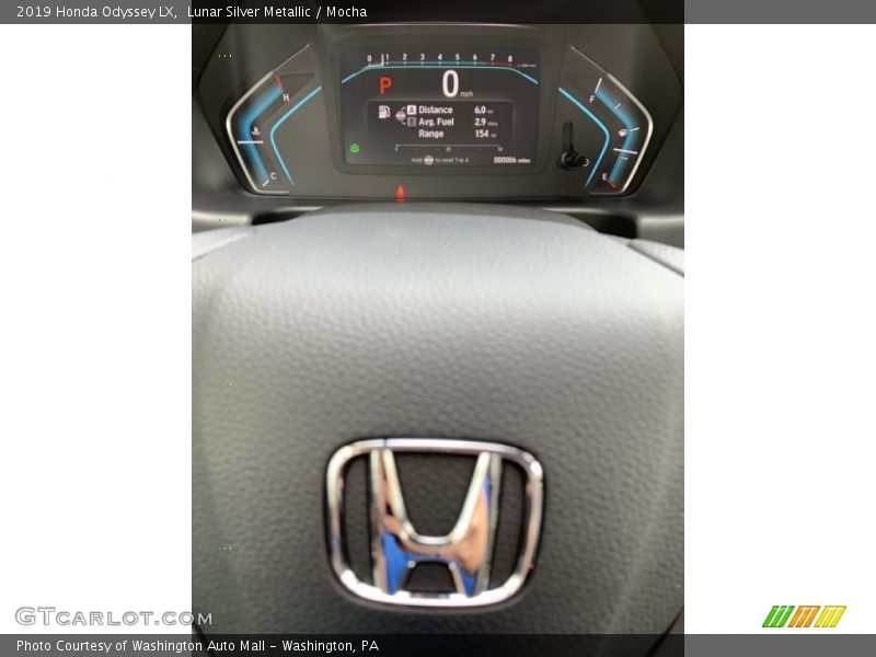 Lunar Silver Metallic / Mocha 2019 Honda Odyssey LX