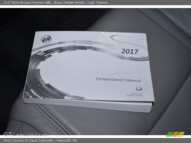 Ebony Twilight Metallic / Light Titanium 2017 Buick Enclave Premium AWD