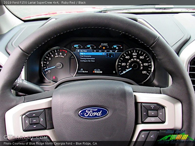 Ruby Red / Black 2019 Ford F150 Lariat SuperCrew 4x4