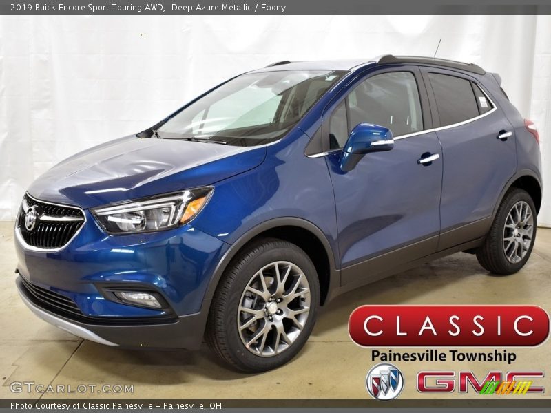 Deep Azure Metallic / Ebony 2019 Buick Encore Sport Touring AWD