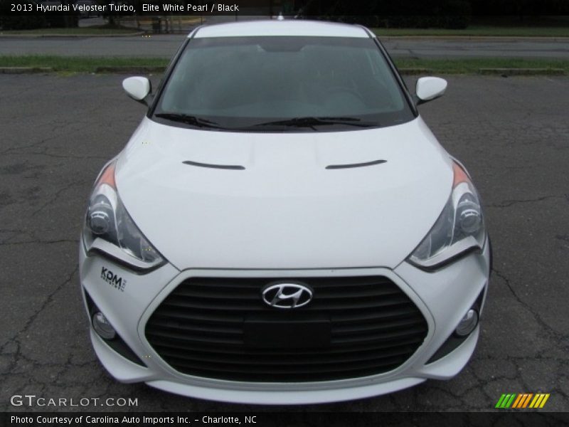 Elite White Pearl / Black 2013 Hyundai Veloster Turbo