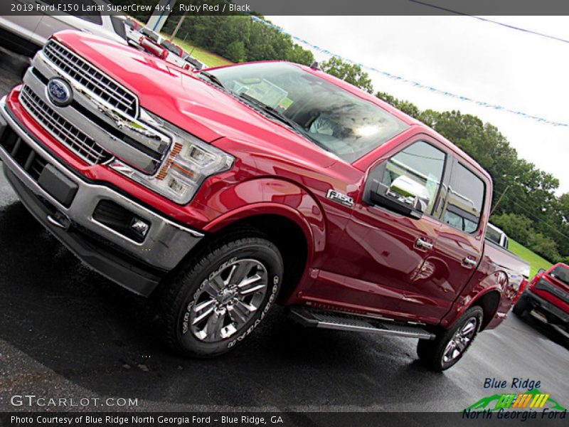 Ruby Red / Black 2019 Ford F150 Lariat SuperCrew 4x4