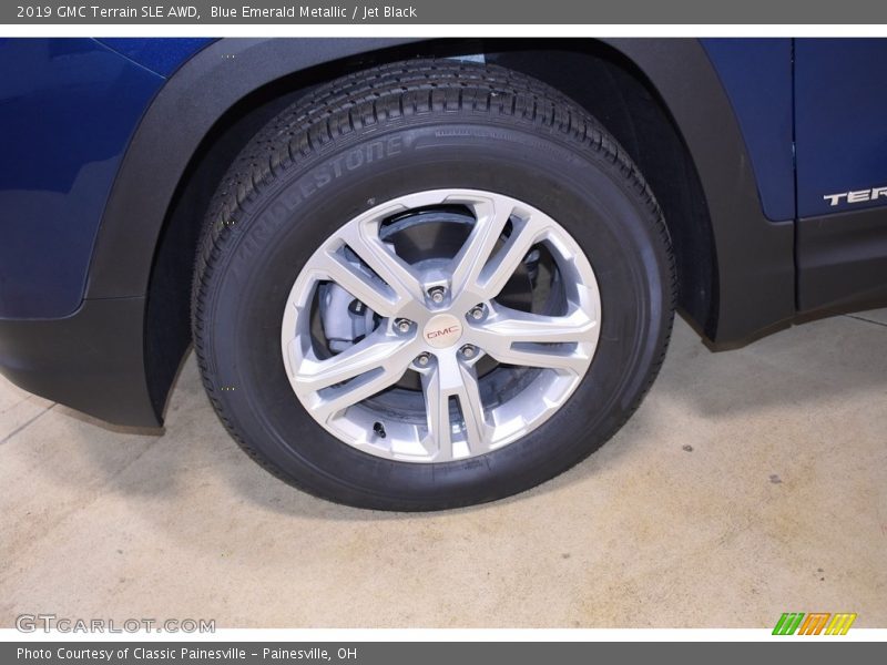 Blue Emerald Metallic / Jet Black 2019 GMC Terrain SLE AWD