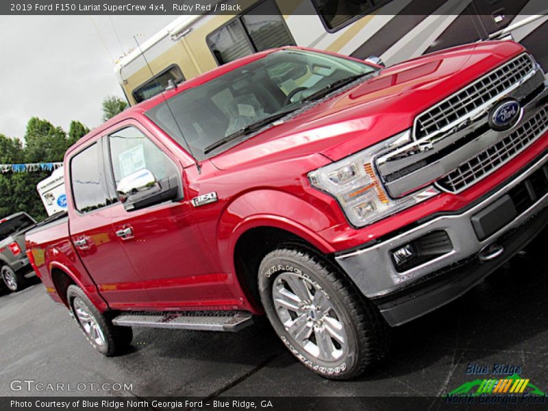 Ruby Red / Black 2019 Ford F150 Lariat SuperCrew 4x4