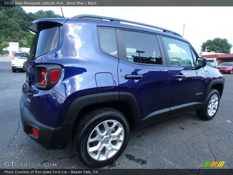 Jetset Blue / Black 2018 Jeep Renegade Latitude 4x4