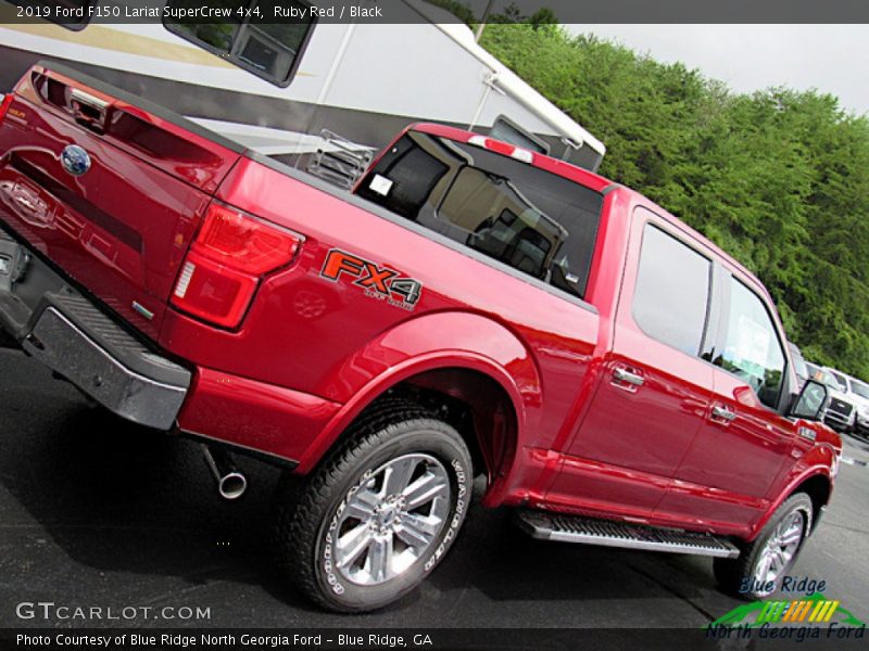 Ruby Red / Black 2019 Ford F150 Lariat SuperCrew 4x4