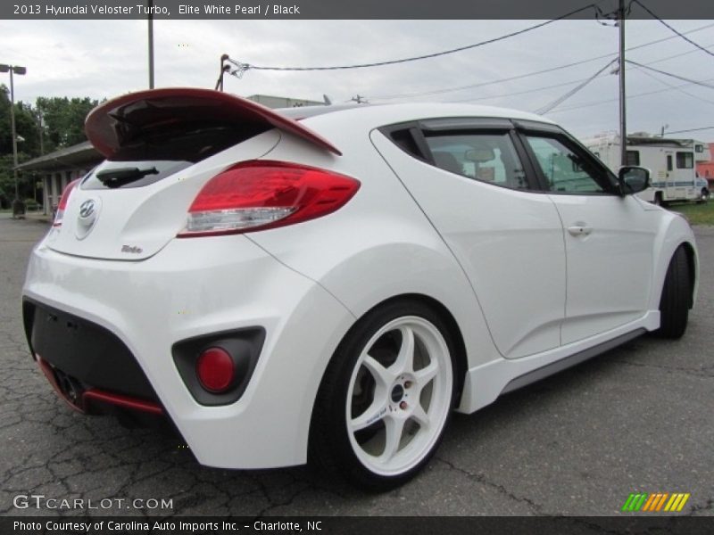 Elite White Pearl / Black 2013 Hyundai Veloster Turbo