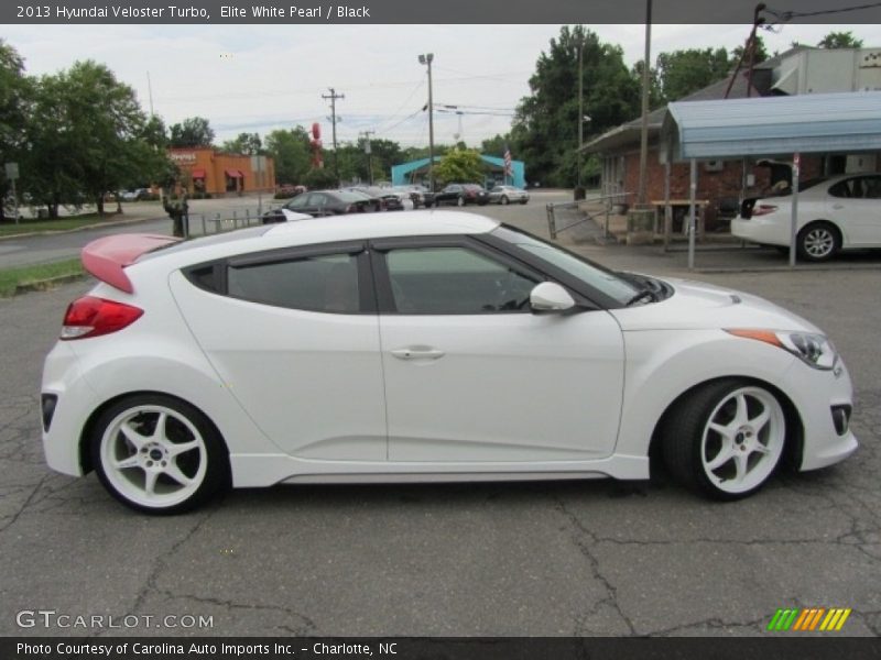 Elite White Pearl / Black 2013 Hyundai Veloster Turbo