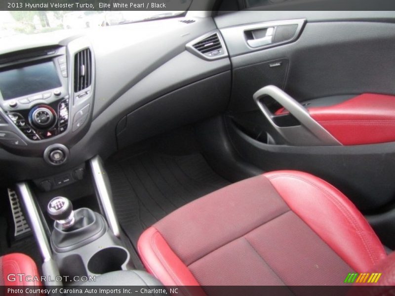 Elite White Pearl / Black 2013 Hyundai Veloster Turbo