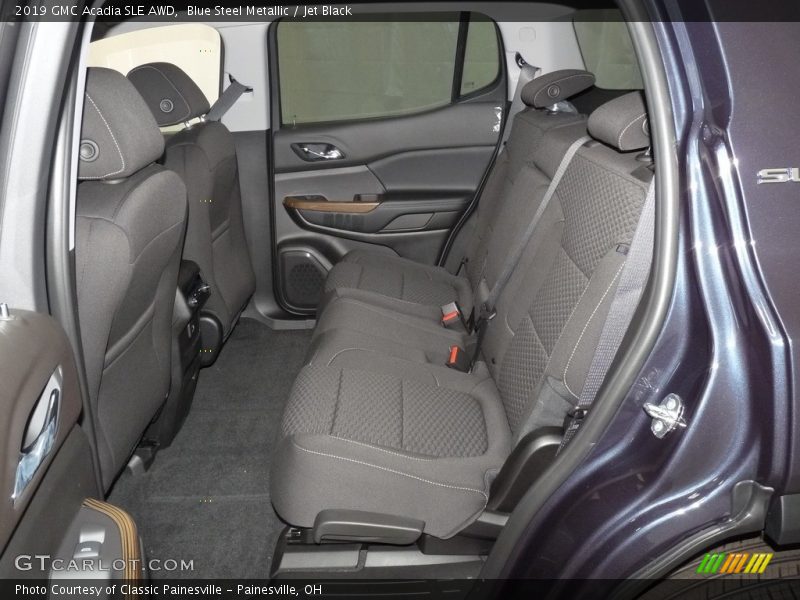 Blue Steel Metallic / Jet Black 2019 GMC Acadia SLE AWD