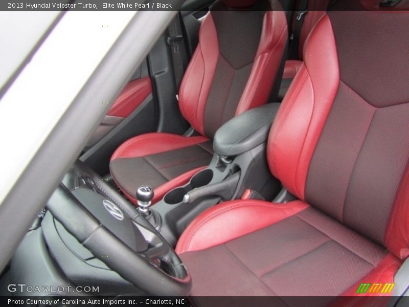 Elite White Pearl / Black 2013 Hyundai Veloster Turbo