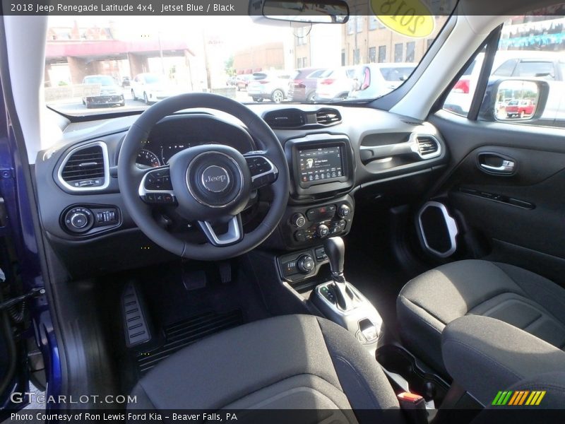 Jetset Blue / Black 2018 Jeep Renegade Latitude 4x4