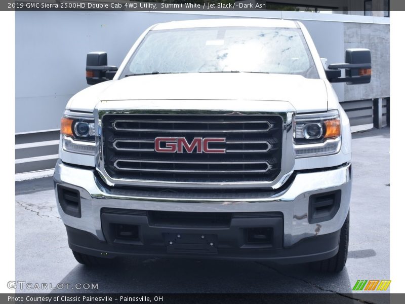 Summit White / Jet Black/­Dark Ash 2019 GMC Sierra 2500HD Double Cab 4WD Utility