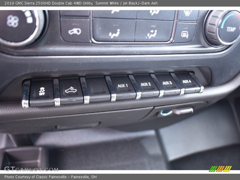 Summit White / Jet Black/­Dark Ash 2019 GMC Sierra 2500HD Double Cab 4WD Utility