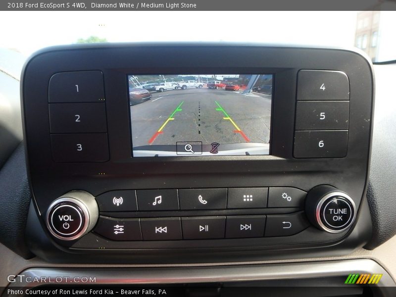 Diamond White / Medium Light Stone 2018 Ford EcoSport S 4WD