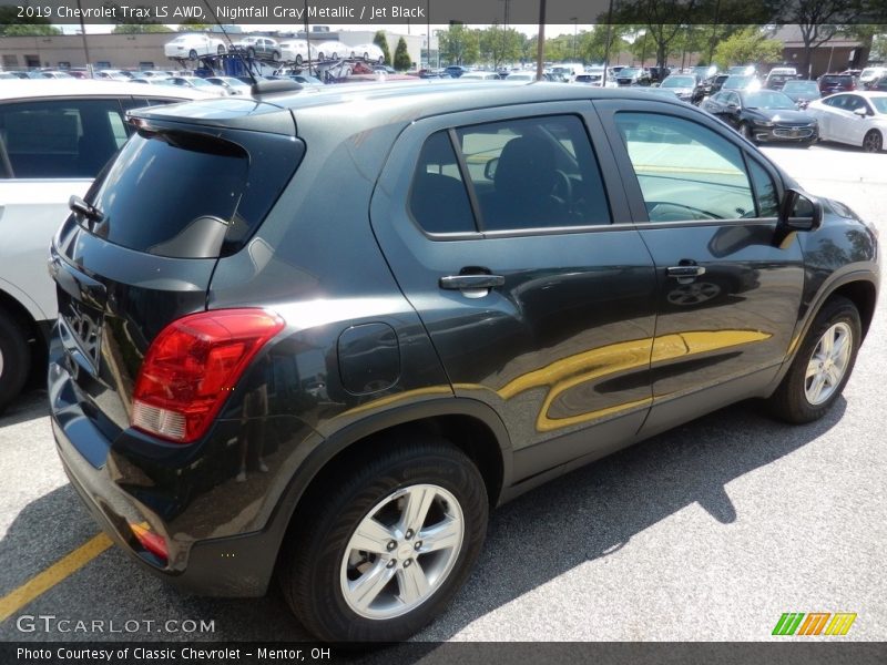 Nightfall Gray Metallic / Jet Black 2019 Chevrolet Trax LS AWD