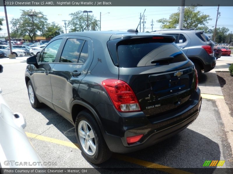 Nightfall Gray Metallic / Jet Black 2019 Chevrolet Trax LS AWD