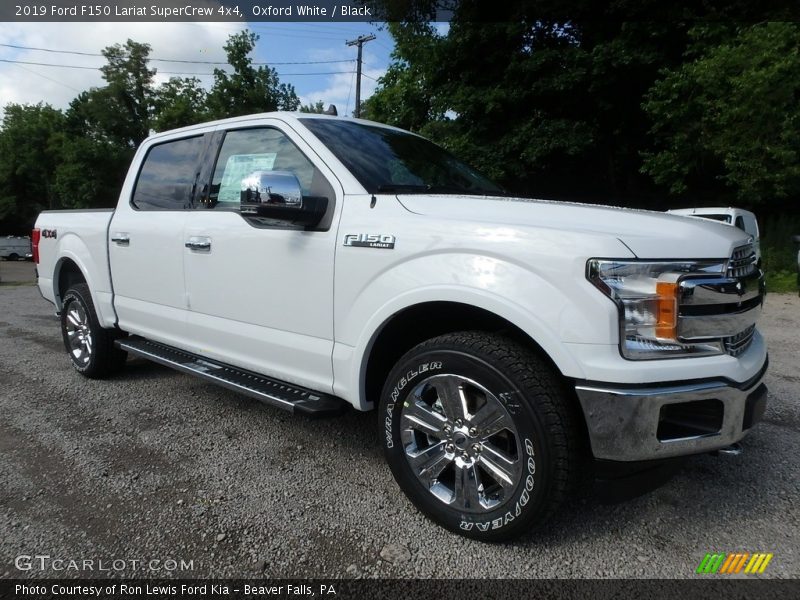 Oxford White / Black 2019 Ford F150 Lariat SuperCrew 4x4