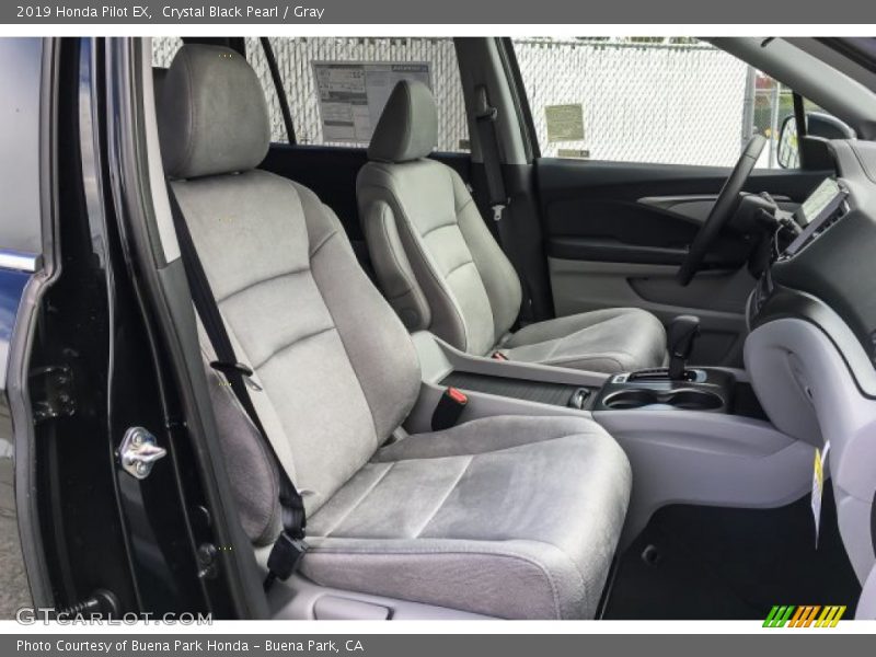 Crystal Black Pearl / Gray 2019 Honda Pilot EX