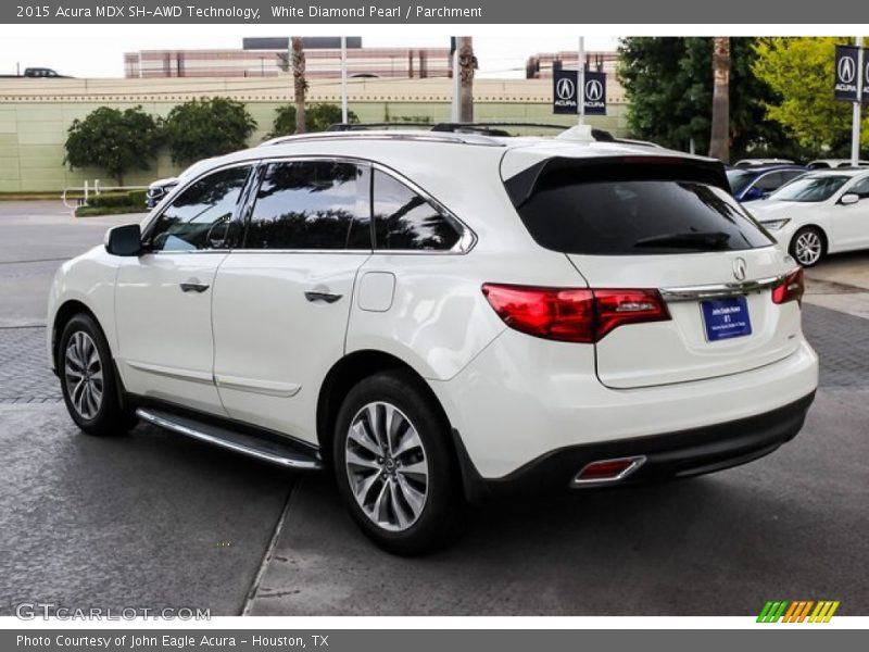 White Diamond Pearl / Parchment 2015 Acura MDX SH-AWD Technology