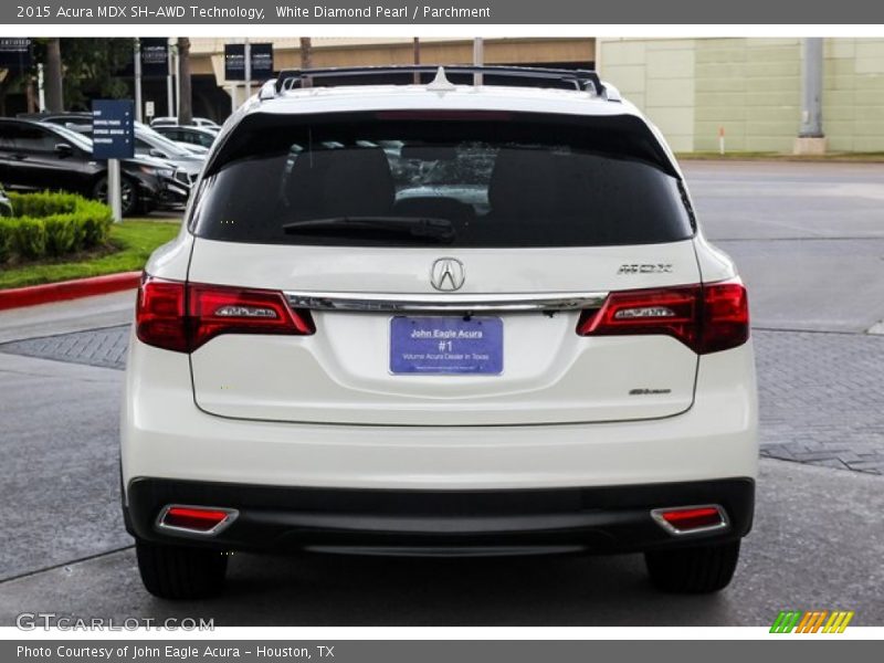 White Diamond Pearl / Parchment 2015 Acura MDX SH-AWD Technology